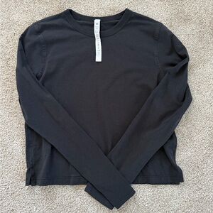 Lululemon Cotton Long-sleeve Top